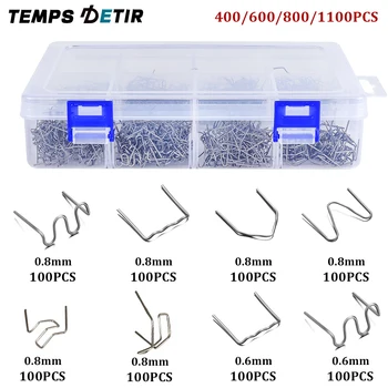 400/600/800/1100pcs Stainless Steel Cut Wave Staples Hot Stapler Plastic Repair Standard…
