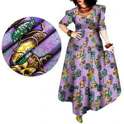 African Style Dresses for Women Elegant Evening Gowns African Party Dress Maxi Ankara Floral Printed Robe Africaine Femme WY092