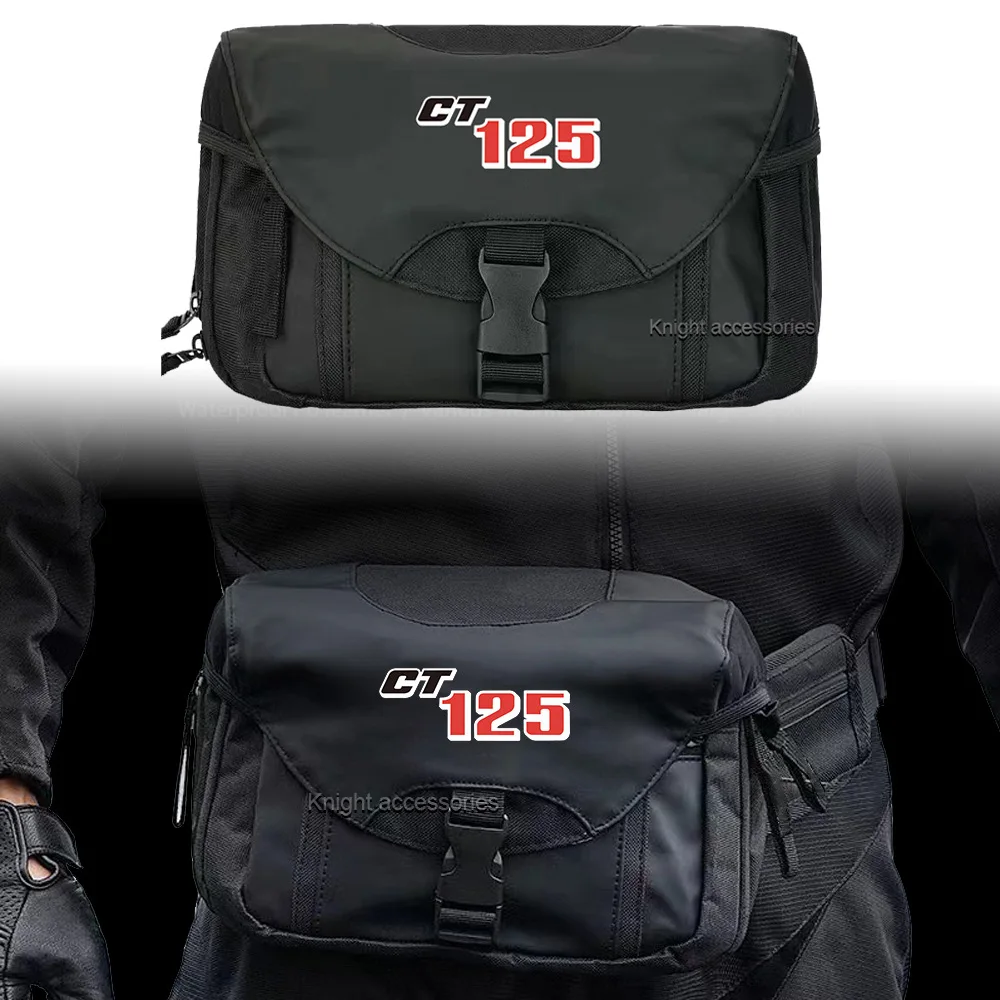 

CT125 New Waterproof hip bags saddle bag hip bag leg bag general Phone Fanny Pack Bag For Honda CT125 Trail 125 Hunter Cub