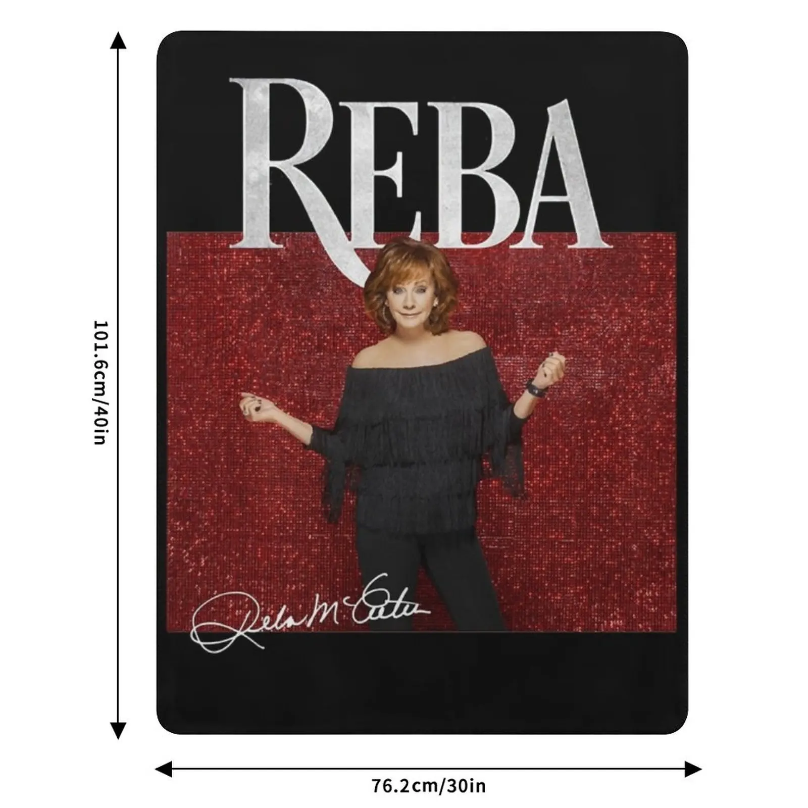 Reba Live in Concert 2022 with Signature Classic T-Shirt.png Throw Blanket manga Stuffeds halloween Soft Big Blankets 6