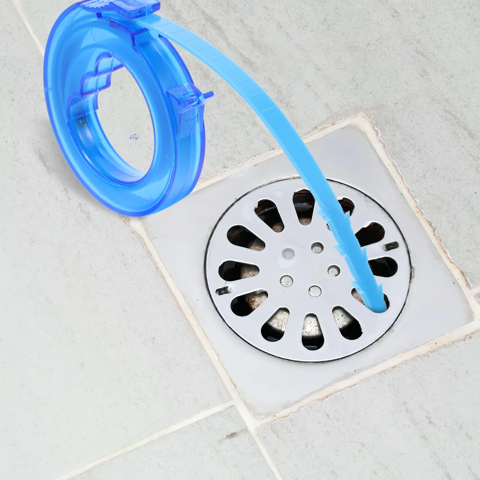 

5Pcs ABS Drain Clog Snake Retractable Cleaner for Sink Shower Bathtub Hair Food Debris Removal Tool Drain Clog Snake