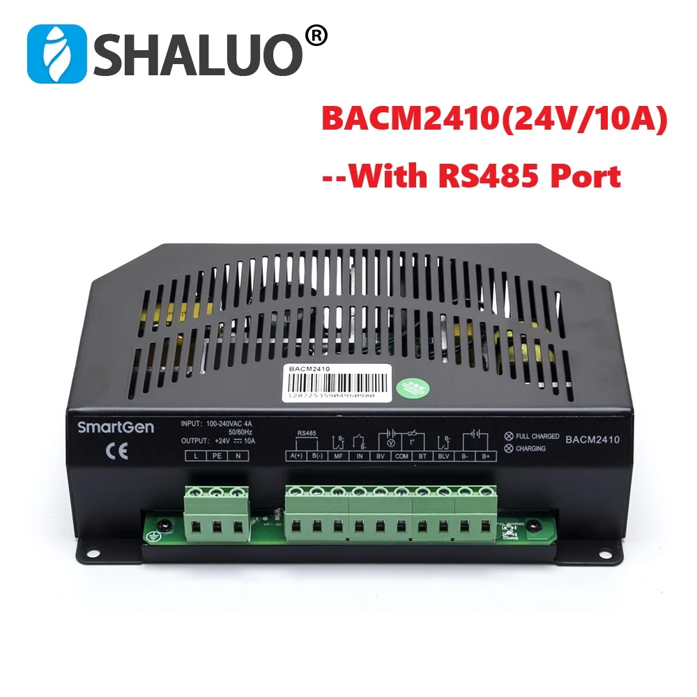 SmartGen BAC2410 BACM2410 24V 10A Generator Battery Charger Auto Intelligent Float Charging Adapter Module 12V 10A BACM1210