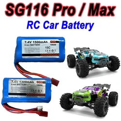 Original 18650 Battery SG116 MAX RC Car Battery 7.4V 1300/1500mah SG116 PRO Spare Batteries Sports Cars Toys Accessories