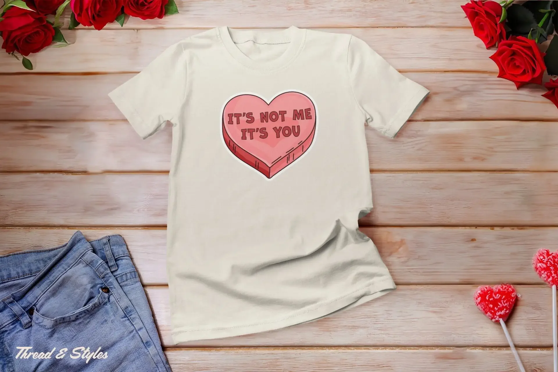 It s Not Me You T Shirt Funny Valentine Day Anti Valentines Breakup Candy Hearts Conversation HearT