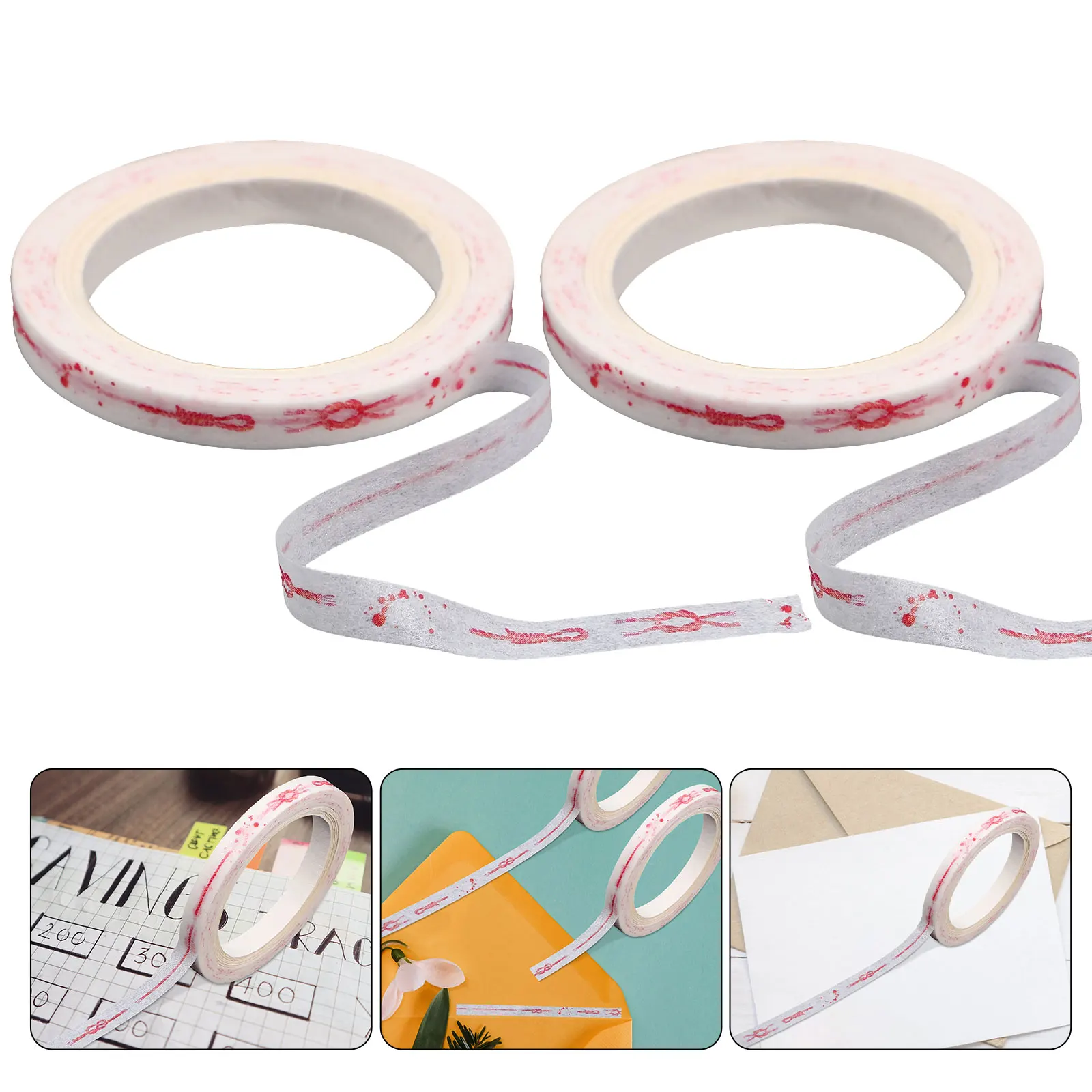 

10 Rolls Decorative Washi Masking Tape Multi-Style Clear Scrapbook Tape for DIY Crafts Gift Wrapping Journal Planner Stickers