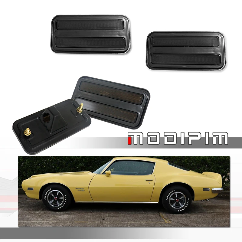 

Front / Rear Bumper Side Marker Indicator Light Housings For 1970-1981 Pontiac Firebird/Trans, No Bulb / Socket, Car Accessories