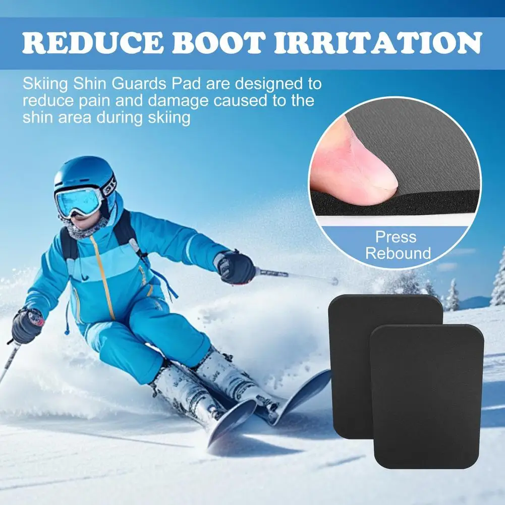 Ski Shin Guard Shin Guard For Skiers, Snowboarders Shock Absorption Leg Fit Thick Padding Leg Protector