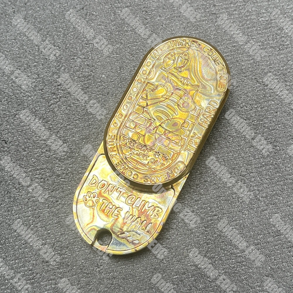 

Б/у EDC Toys FZEDC Mokume F2 Fidget Slider Ручной Спиннер Игрушка для снятия стресса Сенсорные игрушки для взрослых Push Slider