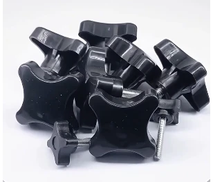 M5 M6 M8 M10 Four-pointed Bakelite Hand Tighten Thumb Screw Bolts Star Shape Thread Clamping Handle Screw Bolts