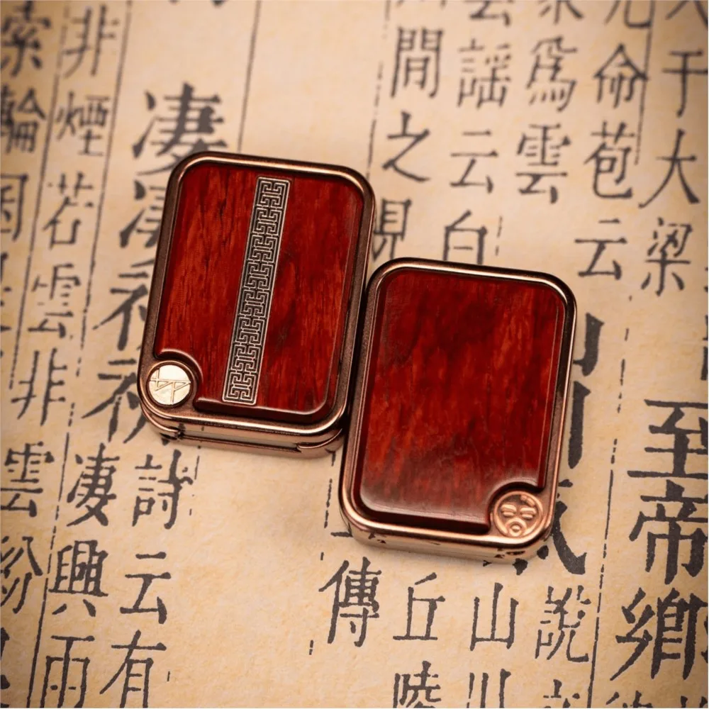 BPMODS & LIANGZI EDC Price Tag Ebony Fidget Slider Fidget Toys For Adults Stress Relief Toy Push Slider Anxiety Relief Gadgets