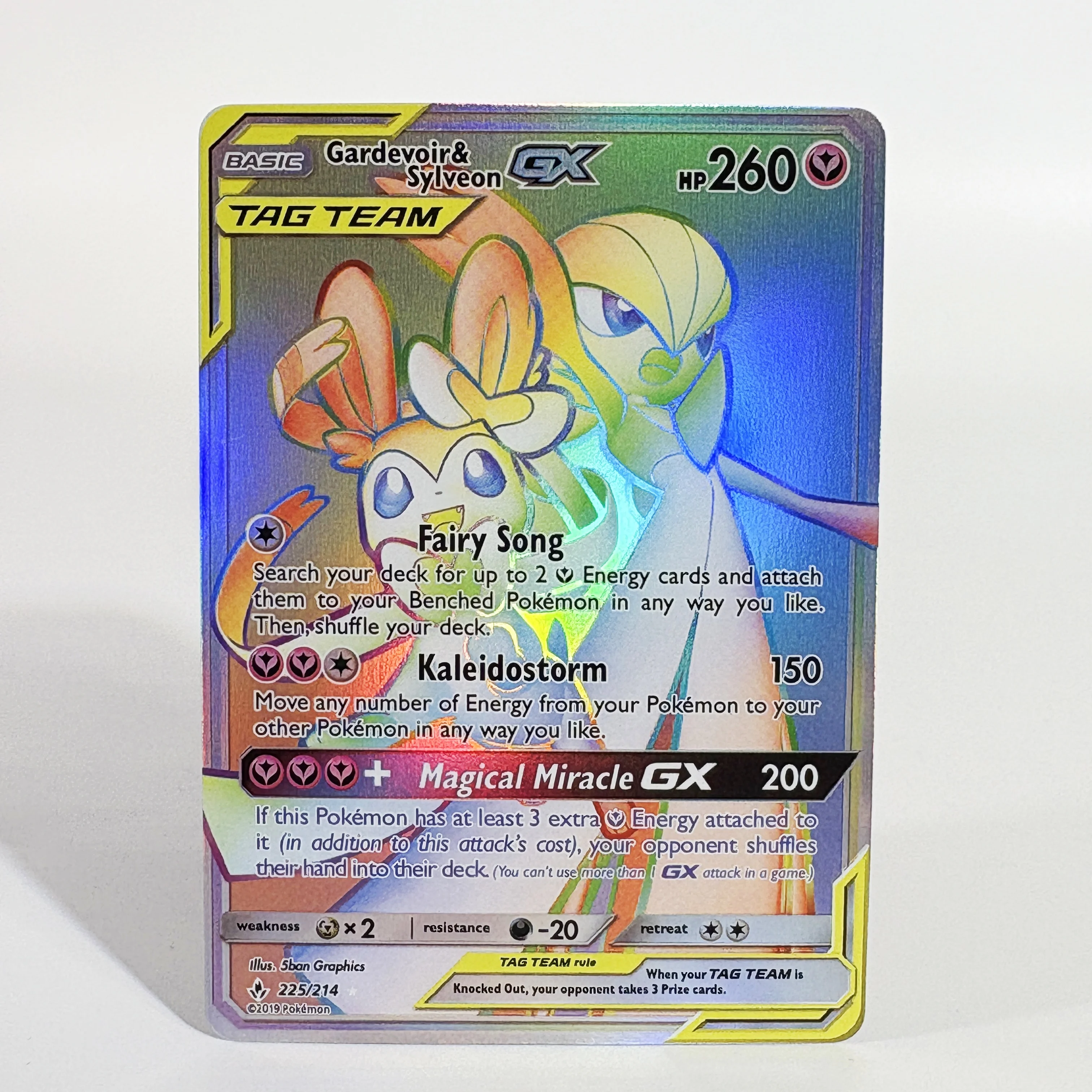 PKM Holo Zeldzaam Trading Card Game LUGIA KIERAN BUDDY POFFIN GARDEVOIR Proxy Collection Battle Card Het beste cadeau