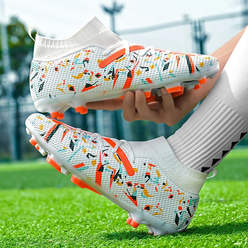 Men Football Boots Grass Professional Original Resistant Casual High Quality Non Slip Male Soccer Shoes Outdoor Football Shoes
