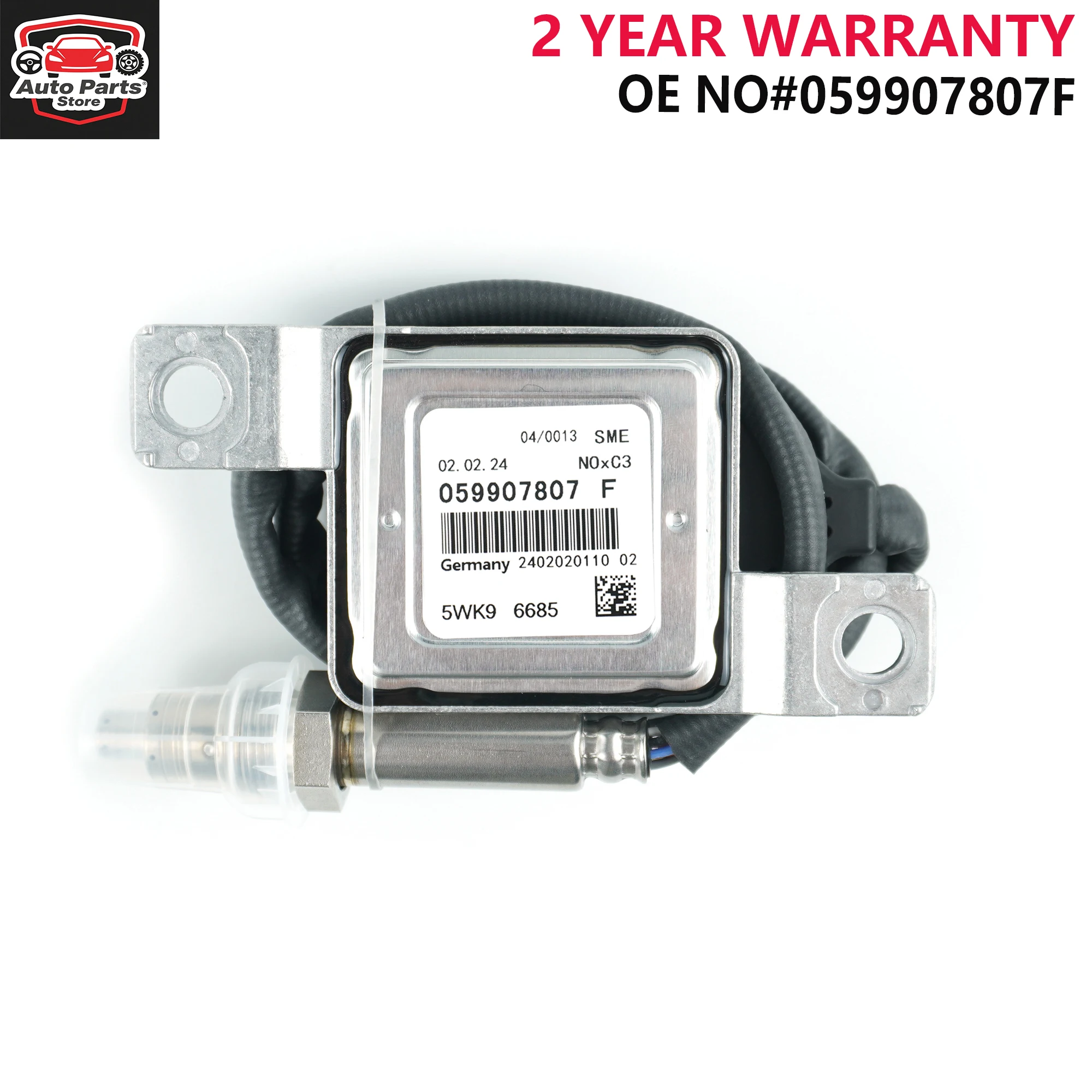 

059907807F 5WK96685 New Downstream Nox Sensor Fit For Audi Q7 VW Touareg TDI 3.0L-4.6L 2009-2014 059907807G 5WK9 6685A