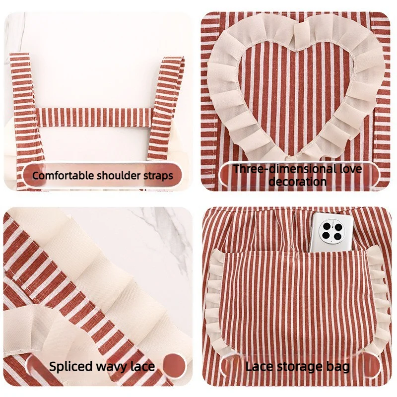 Apron Ruffle Apron for Women C - огляд і ціна Camping Cooking Apron