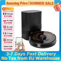 Robot Vacuum Cleaner ABIR K30 with Auto-empty Dock, 6500PA Suction, Multi-Floor Maping, Customized Wet Dry Room Cleaning