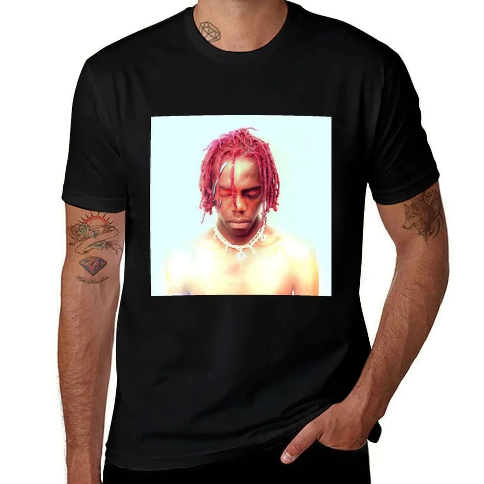 

yung bans vol 5 T-Shirt Simple Solid Color Crew Neck Tee