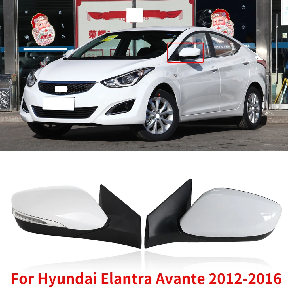 

CAPQX 3/6/8Wire For Hyundai Elantra Avante 2012 2013 2014 2015 2016 Car Outside Rearview Mirror Side Rear View Mirror assembly
