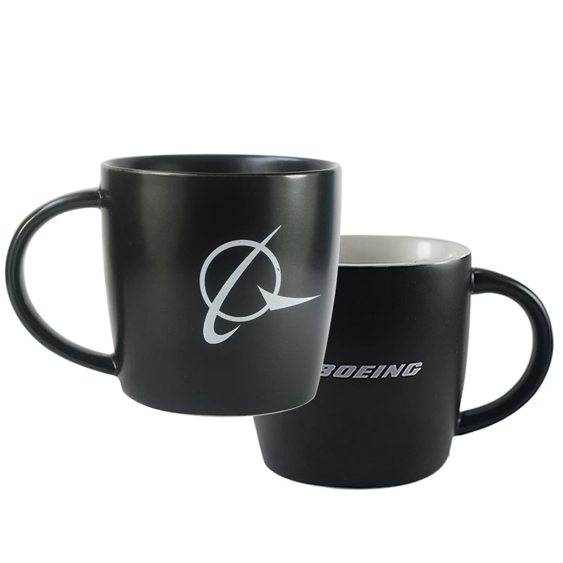 

Boeing Ceramic Black Matt Simple Personality Mug