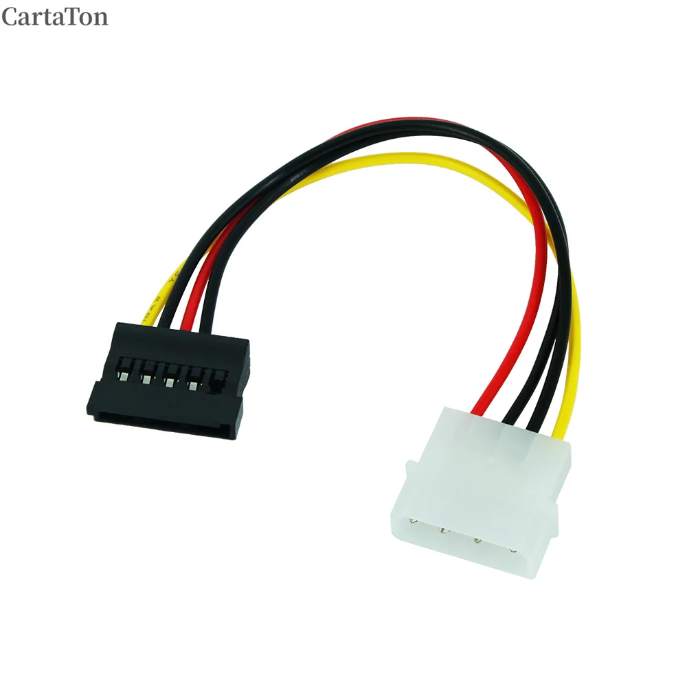 IDE/Molex/IP4/4-pin Male to SATA Female Power Cable 15 pin Connector Converter Cable Adapter for Computer Cable Adapters