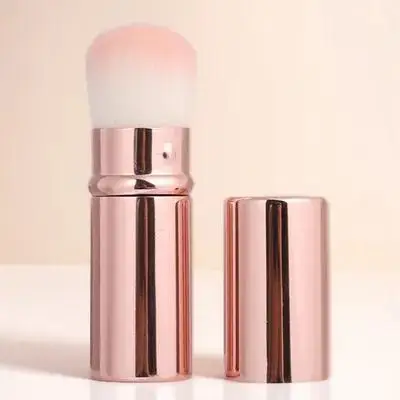 1Pcs Blush Brush High-Quality Synthetic Fibers Makeup Tool for Contouring Highlighting Setting Daily Travel Use