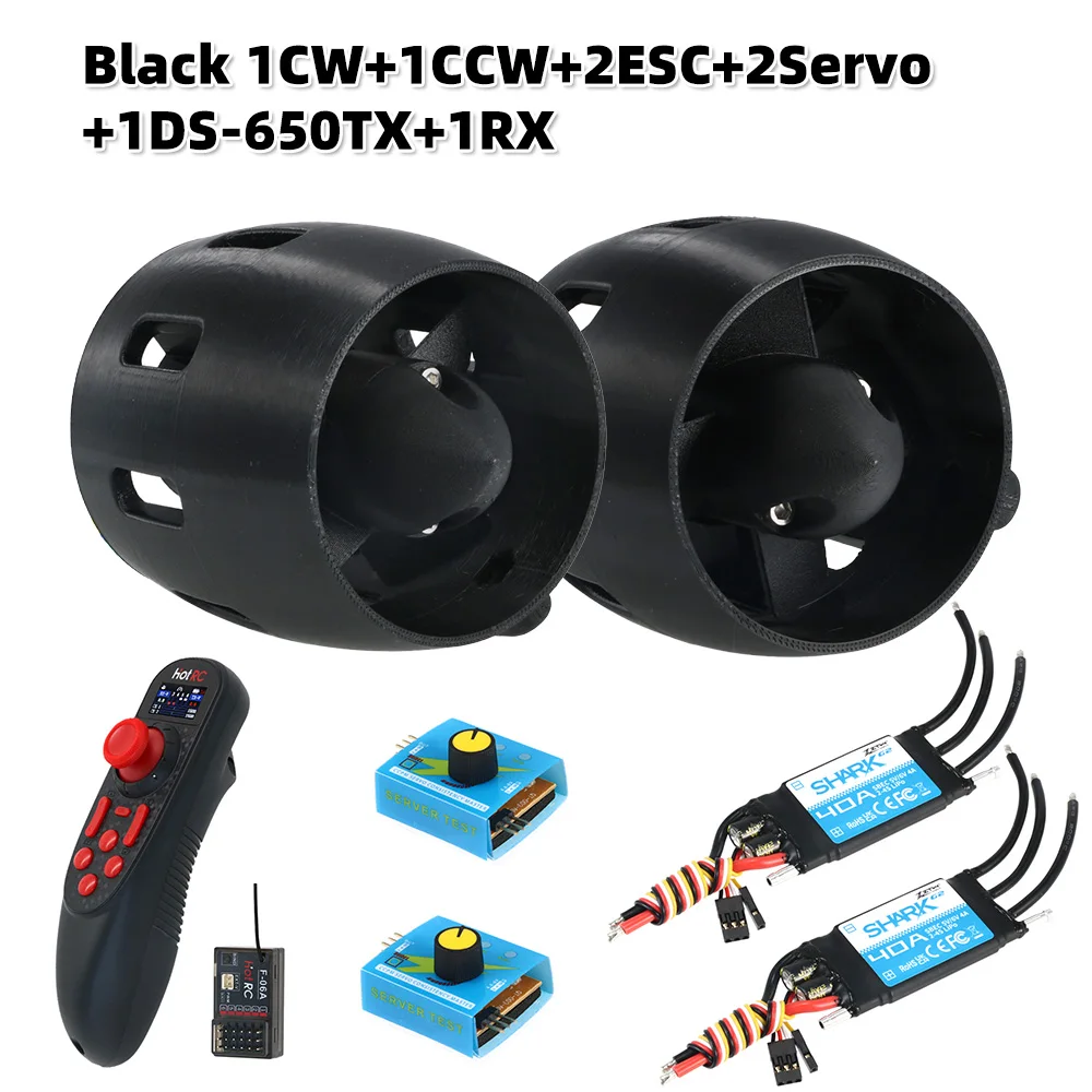 12V High Power Brushless Underwater Thruster Waterproof Propeller Motor For RC Boat SUP Board Rescue Boat Underwater Drone Net