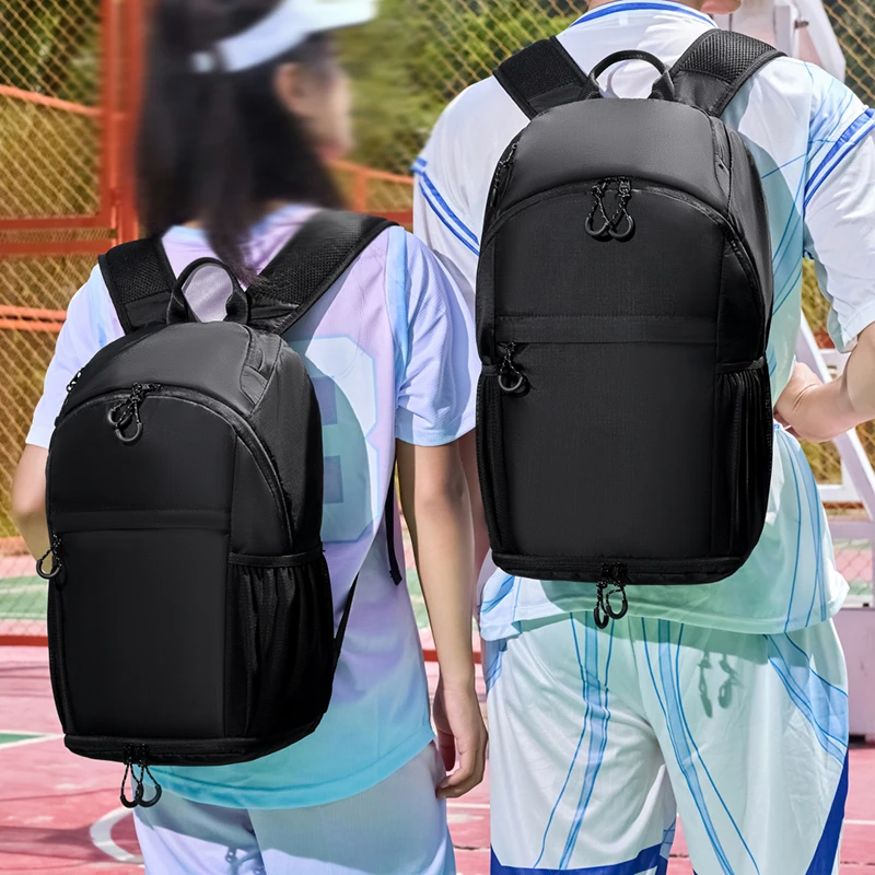 Men's Basketball Football Backpack Outdoor Sports Gym Fitness Training Bag Shoes Pocket Travel Camping Bag College Laptop Bags