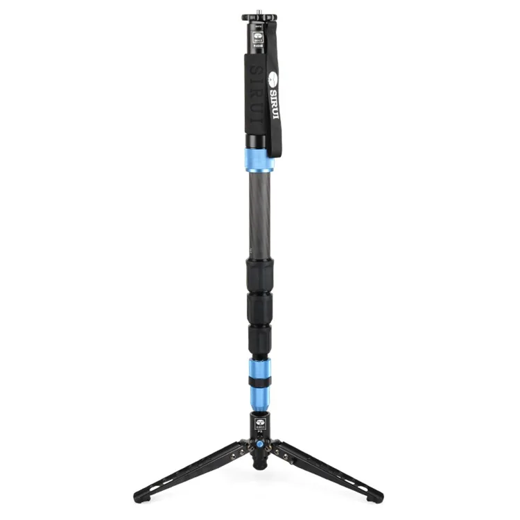 Монопод из углеродного волокна SIRUI P-424FS для камер с ножками для фото/видео подставки Профессиональные путешествия, расширяются до 75 дюймов, поддерживает 26,5 фунтов