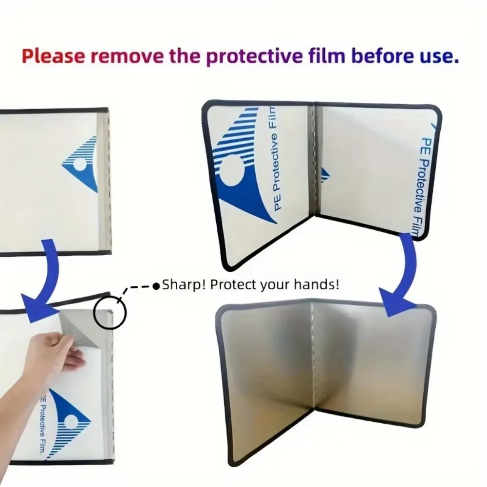 Creative Stainless Steel Foldable Panels Anti-splash Non-Stick Splash Guard Stove Oil Baffle Kitchen Supplies