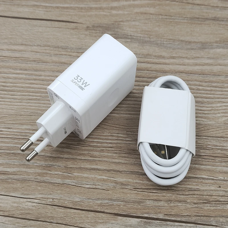 33W OPPO Supervooc Charger EU Fast Charging Power Adapter Usb Type C Cable For OPPO Reno 13 12 11 10 9 8 7 SE Find X9 N A96 A95