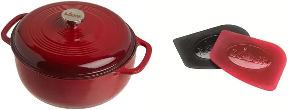 

EC6D43 Эмалированная чугунная голландская духовка, 6 литров, Island Spice Red и EC6D43 Эмалированная чугунная голландская духовка, 6 литров, Island Spice Re