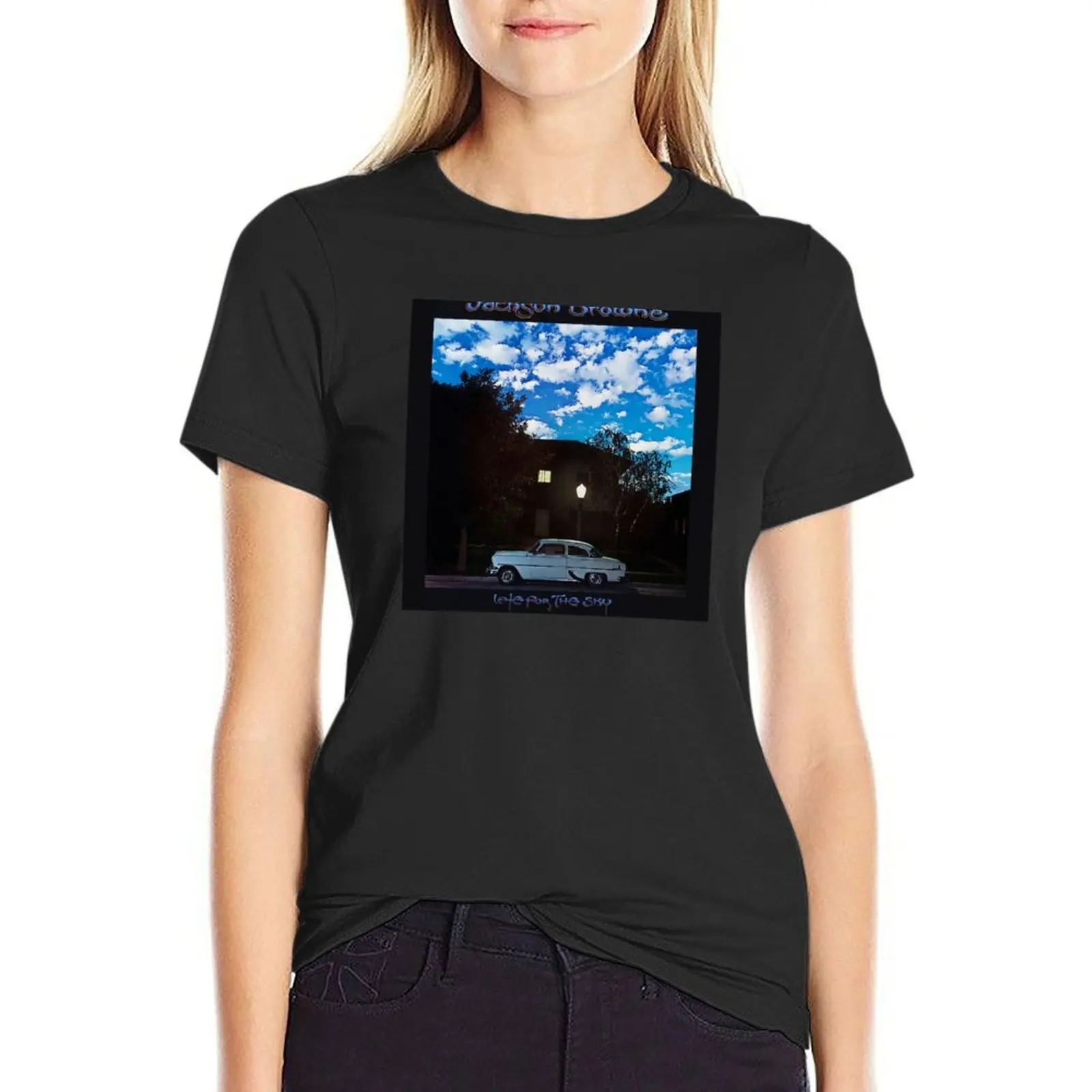 Jackson Browne: Late For The Sky T-Shirt cute tops summer top tops vintage clothes Woman clothes