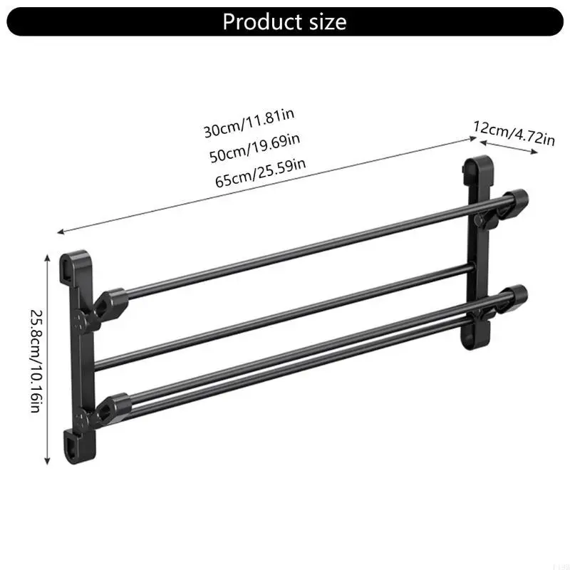 

F19B Double Layer Shoe Rack Portable for Bathrooms Balconies and Small Area