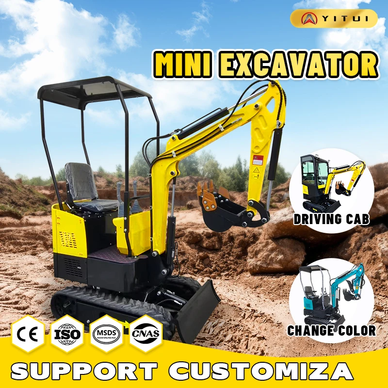 حفارة صغيرة مخصصة مع محرك كوبوتا - حفارة صغيرة مخصصة جاهزة لسوق الاتحاد الأوروبي للمنزل/التجاري