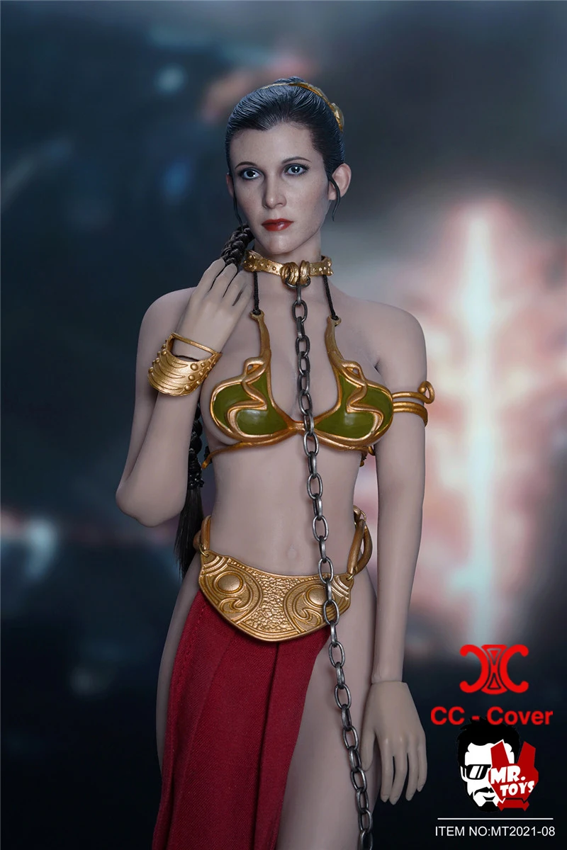 MT2021-08 1/6 ملابس تنكرية للأميرة مع نموذج نحت الرأس مناسب TBL S12D أنثى صدر كبير Suntan الجندي عمل الشكل الجسم