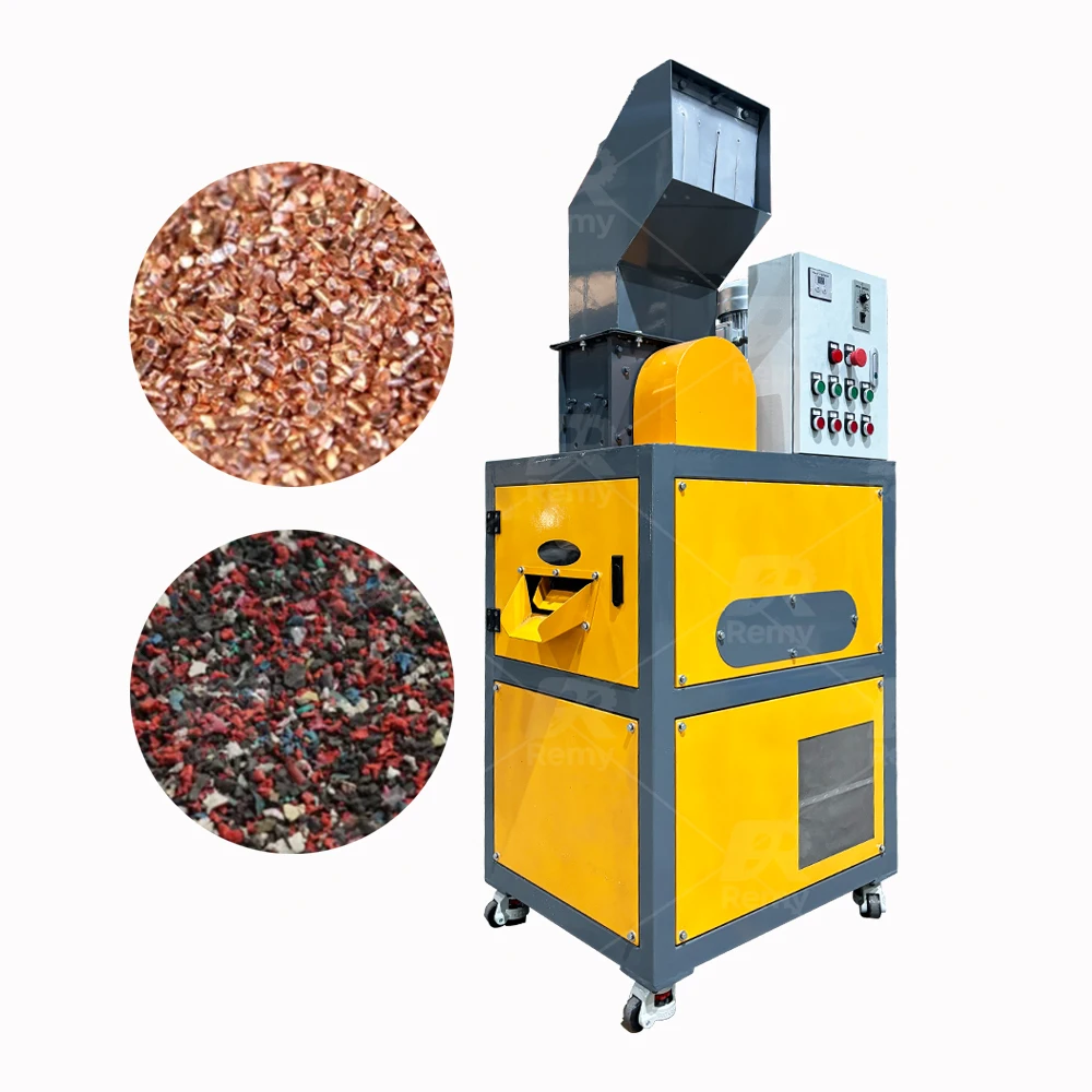 Factory Directly Sale Small Capacity Mini Cable Copper Granulator Peeling Wire Machine