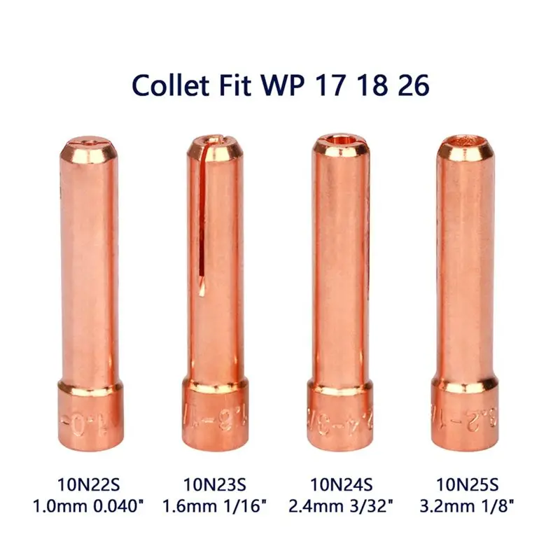 AT21-TIG Welding Torch TIG Welding Torch Accessories Stubby Gas Lens Pyrex-Glass Cup 1.6Mm