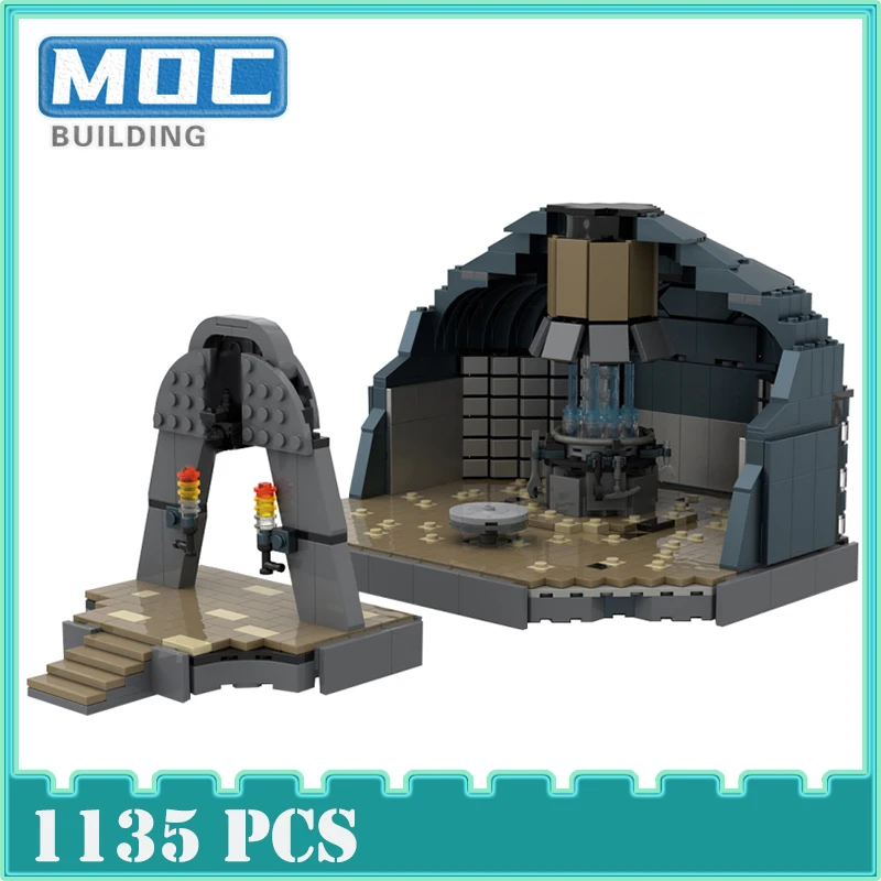 

Space Wars MOC-47017 1135pcs DIY Assembly Toy Building Blocks MOC Movie Scenes Forge Model Set Toy Birthday Gift