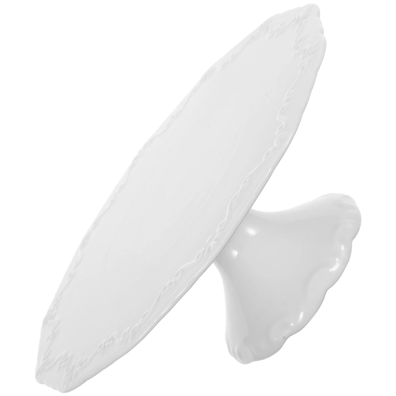 

Ceramic Cake Stand Creative Dessert Display Holder Elegant for Wedding Party Home Decor Safe Non Toxic Cake Stand