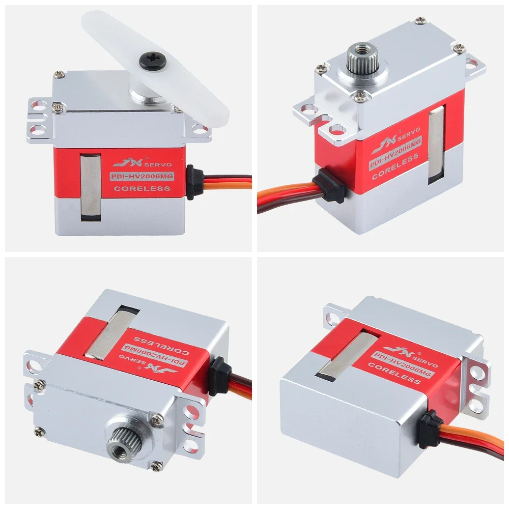 JX Servo PDI-HV2006MG 6.2kg Metal Gear Full CNC Coreless HV Digital Servo pour RC foetal der 500 aqHeli Tail and Swashplate