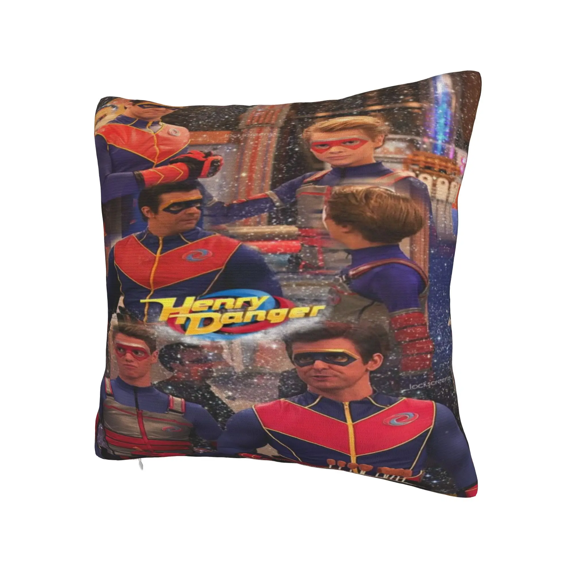 Captain Henry And Kid Danger  Printed Pillowcases Cushion Cover  Pillow Covers Y2K Seater Decorations Zippered Multi-Size