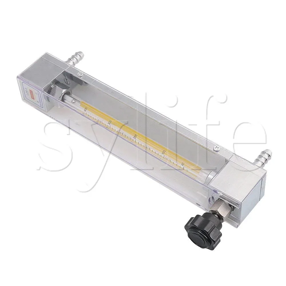 

LZB-4 Oxygen Flow Meter 40-400L/h with Metal Control Valve for 10mm Hose - Industrial & Medical Gas Regulator