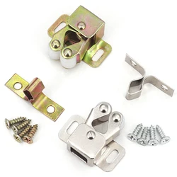 10/5/2 Sets Cabinet Roller Catch Door Stop Closer Stoppers Damper Buffer Clasp Latch for Wardrobe Cupboard Furniture Hardware
