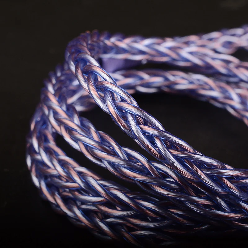 NICEHCK Spacecloud كابل أذن فائق الرائد 6N مطلي بالفضة OCC + 7N OCC مختلط Litz 3.5/2.5/4.4 MMCX/0.78/N5005 Pin لـ F1