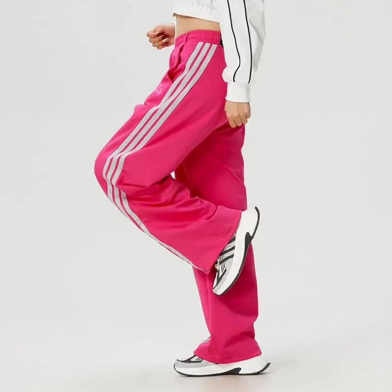 Adidas Dce in Bnn Pnt Women's Long Pants for Fitness Training, Running, Exercise, Versatile Sporty Design, Vibrant Pink Ks0036