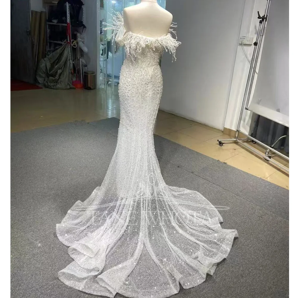 Luxuriöses schulterfreies gelbes Abendkleid mit Pailletten und Kristallperlen, herzförmiger Etui-Stil, maßgeschneiderte Passform, sexy Kleid für besondere Anlässe