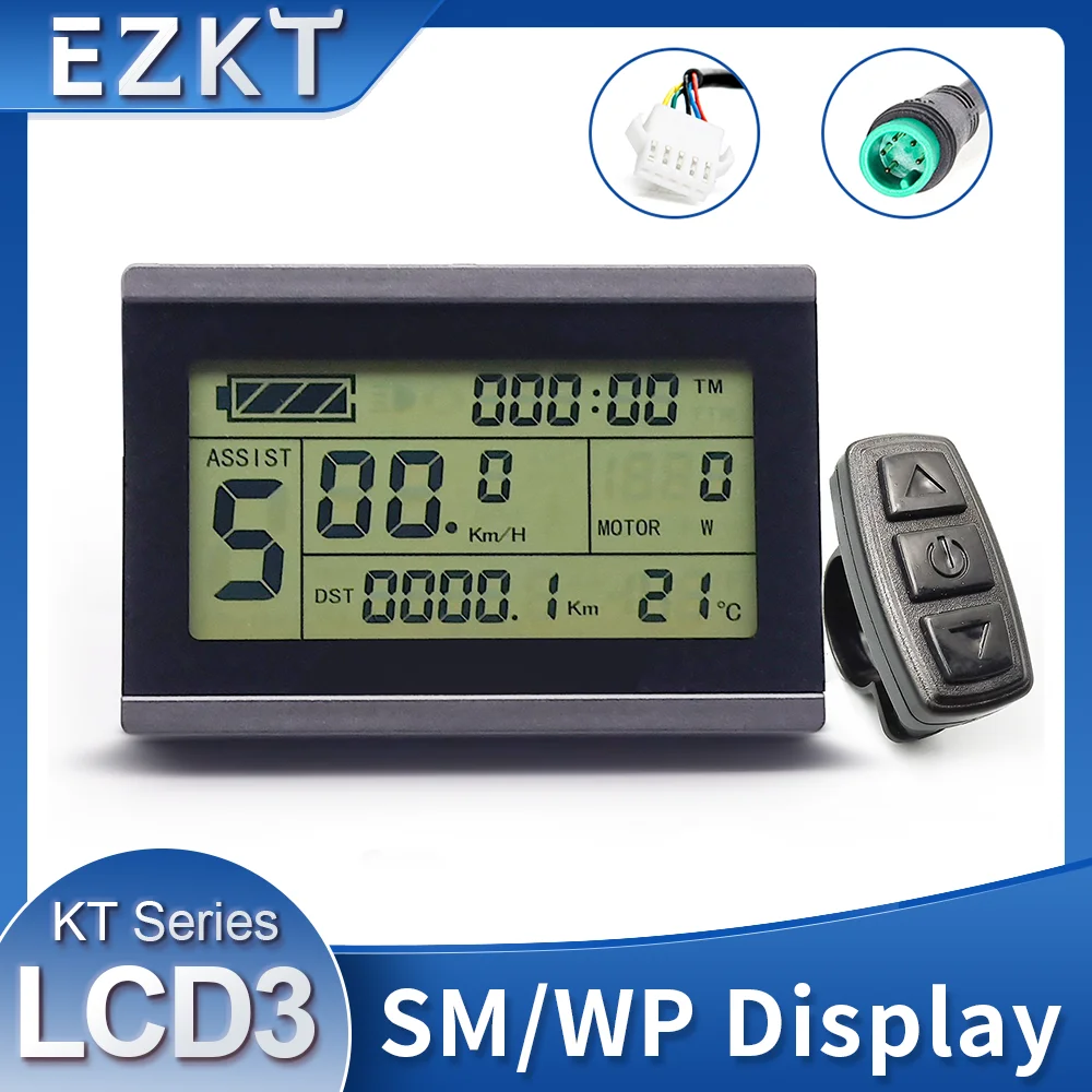 

Дисплей KT LCD3/LCD3U для электровелосипеда, 24 В, 36 В, 48 В