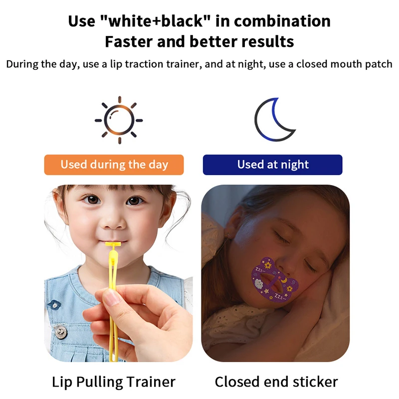 Sleep Mouth Breathing Corrector Lip Muscle Training Massager Lifting Lip Exerciser Keep Mouth Tightener Breathing Corrector