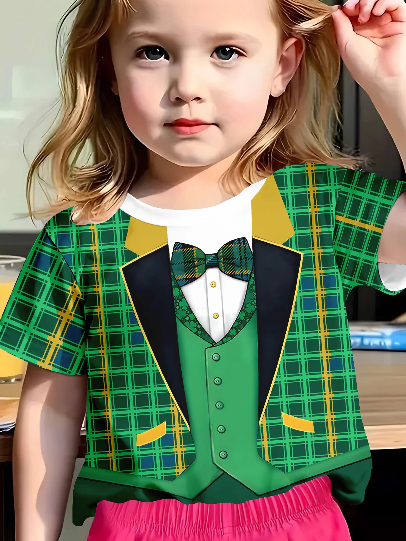 T-shirt a maniche corte per bambini Top estivo basic casual girocollo per neonati