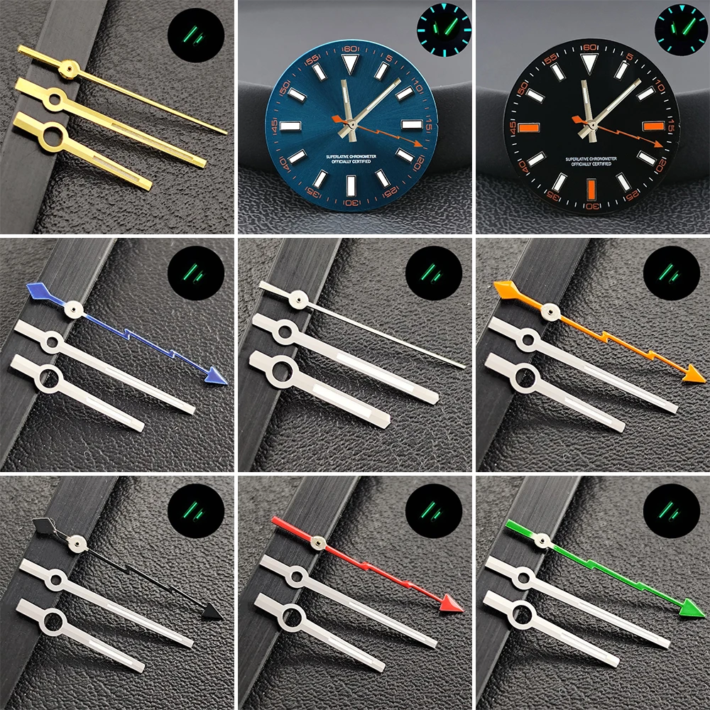 Luxury Watch With Green Dial - 28.5mm Dial Green Luminous Watch Hands