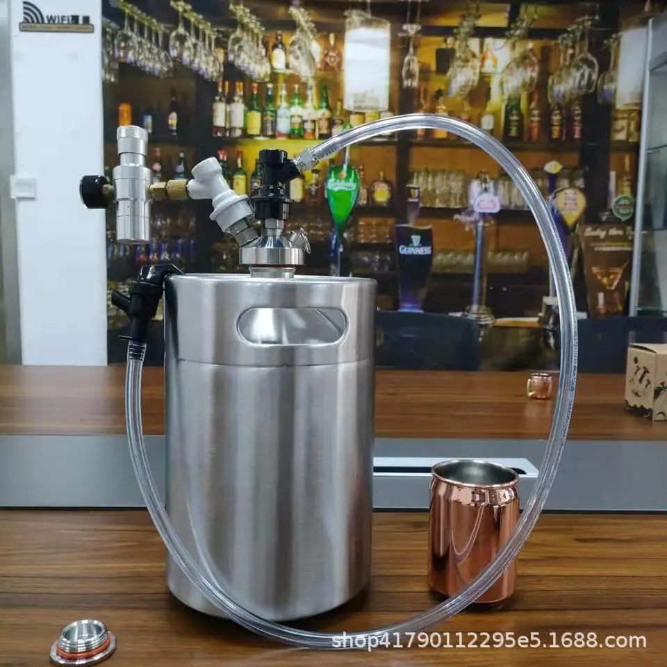 

5L 304 Stainless Steel Beer Barrel Pressure Barrel Baijiu Barrel Home Brewing Beer